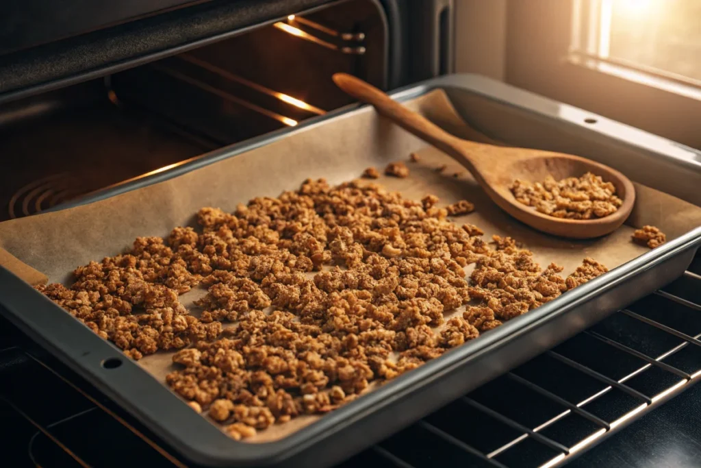 Baking Granola for Perfect Clumps