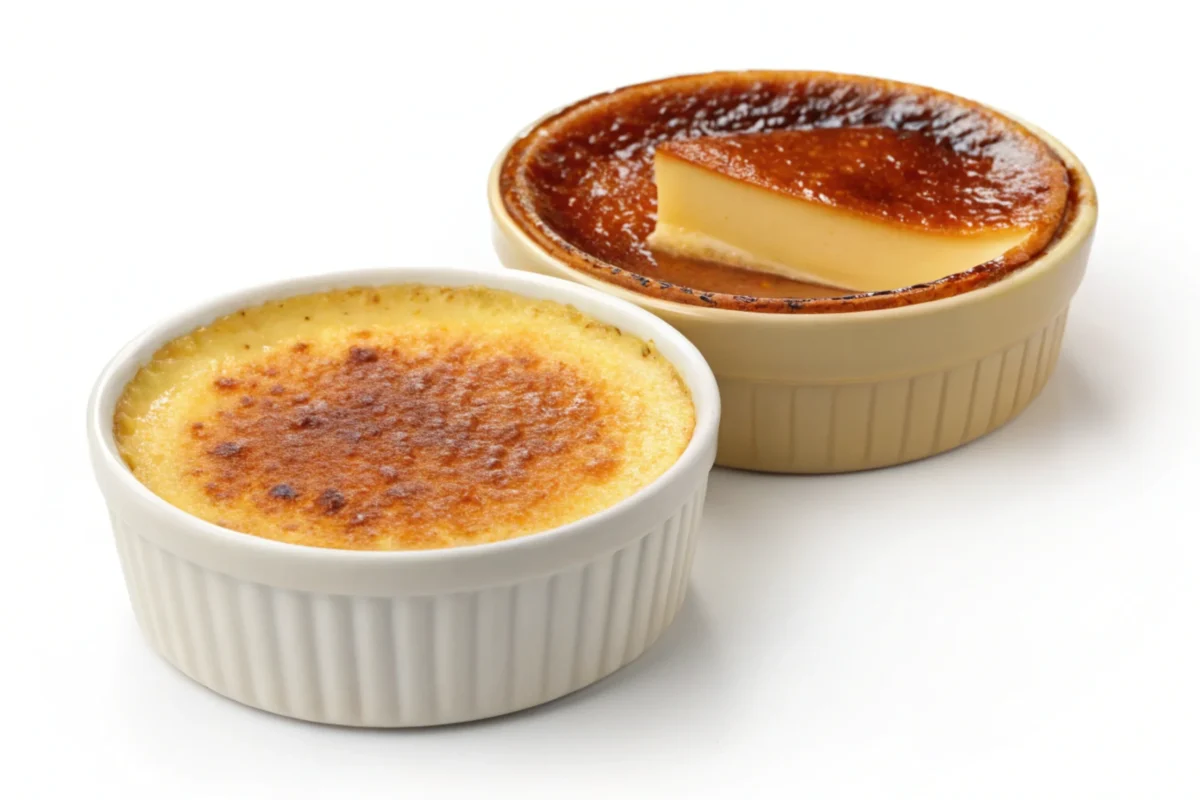 What's the difference between crème brûlée and custard? A comparison of their textures and caramelized sugar top