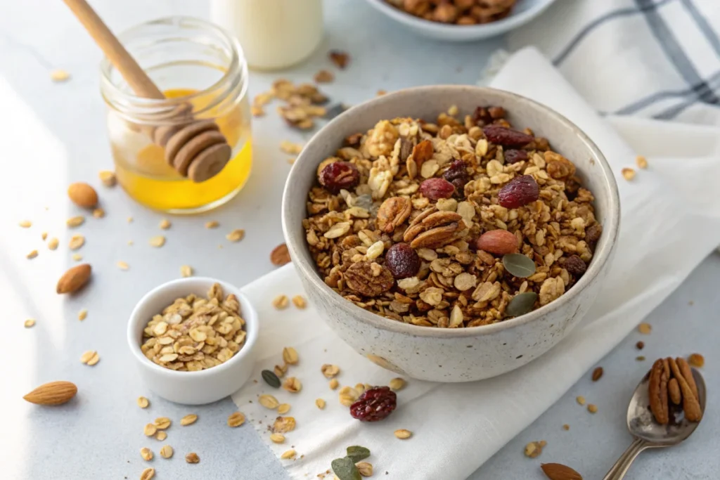 Homemade Vanilla Nut Granola: Naturally Delicious and Healthy