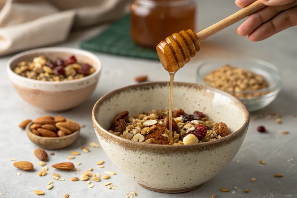 Using Honey as a Natural Binder to Achieve Naturally Stick Together Granola