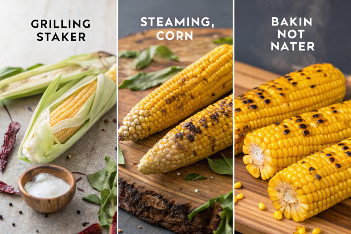 Corn does not naturally need to be submerged to cook